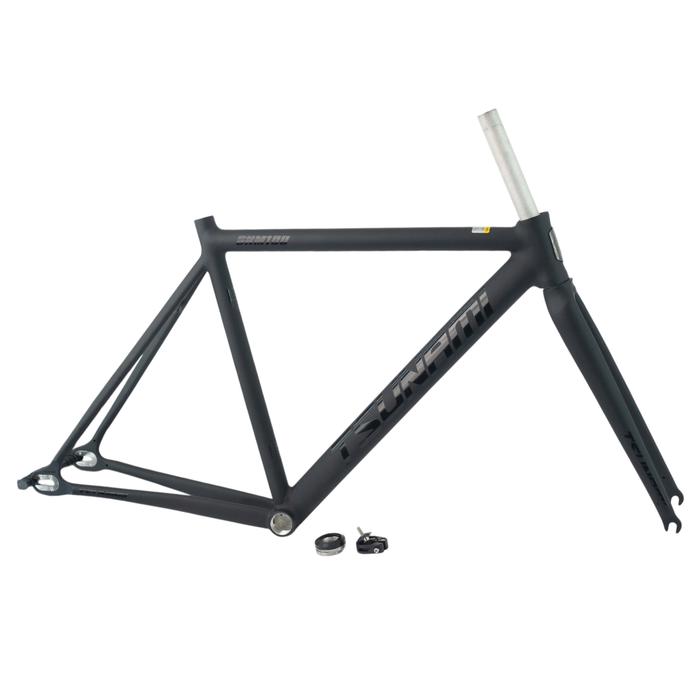 Gambar Frame Sepeda Fixie TSUNAMI SNM 100 Alloy Single Speed - Black Matt, S dari Gun2 Bike undefined Tokopedia