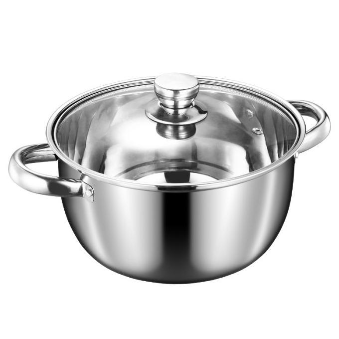 Gambar TERBARU BMW Original Stainless Panci Soup Labu isi 3 Pcs Tutup Kaca Pumpkin Panci Rebus Set 3 Pcs Ukuran 16 18 20 22 24 CM MURAH - 24cm dari Nonistore1 undefined Tokopedia