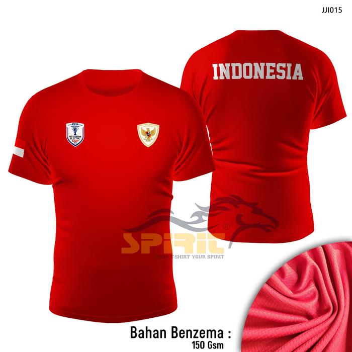 Gambar Baju Kaos Bola Timnas Indonesia Berbahan Jersey Premium Kualitas Tinggi Nyaman Dipakai Sehari-hari - Merah, M dari Gudangkaos 3D4D undefined Tokopedia
