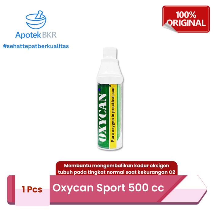 Gambar Oxycan Sport 500 cc - Oksigen Portable Reguler Hijau / Untuk Memenuhi Kebutuhan Oksigen / Alat Bantu Pernafasan / Sesak dari Apotek BKR undefined Tokopedia
