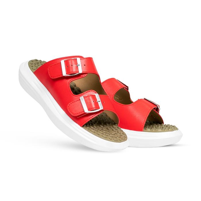 Gambar Kozuii K-Walk Energy Sandal Kesehatan Refleksi Sendal Akupuntur - Merah, M dari JACO TVS undefined Tokopedia