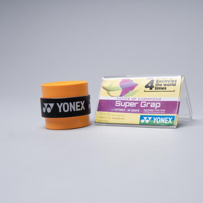 Gambar Grip Overgrip Tenis Tennis Badminton Yonex Super Grap AC102EX - Orange dari ATP SPORTS undefined Tokopedia