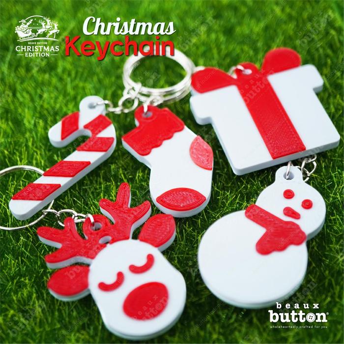 Gambar GANTUNGAN KUNCI ORNAMEN KHAS NATAL CHRISTMAS KEYCHAIN dari BeauxButton undefined 4 Tokopedia