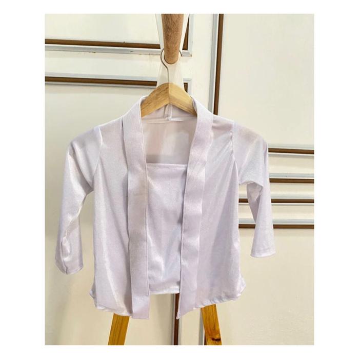 Gambar Kebaya Anak Perempuan Modern Bludru Polos Set Kebaya Anak TK SD SMP SMA Setelan Kebaya Kutubaru Anak Cewek Baju Kebaya Anak Seragam Wisuda Sekolah Anak Kebaya Batik Beludru Kutu Baru Murah Baju Adat Bayi Balita Pakaian Tradisional Jawa Bali Lengan Panjang - Putih, XXS dari Buibu Shop888 undefined Tokopedia