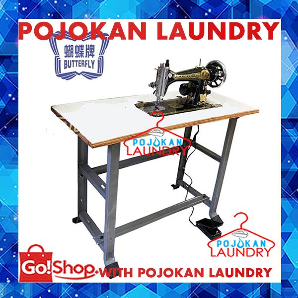 Gambar Mesin Jahit Tradisional Butterfly JA-1/JA1-1 ( SET A ) dari Pojokan Laundry undefined Tokopedia