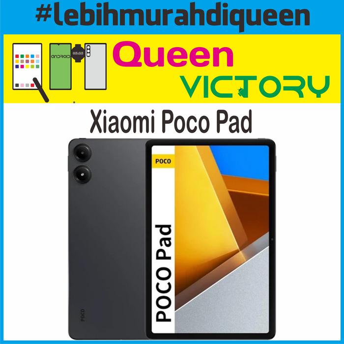Gambar Xiaomi Poco Pad 8/256 Garansi Resmi XIAOMI INDONESIA - Abu-abu, Tab Only dari Queen Marina undefined Tokopedia