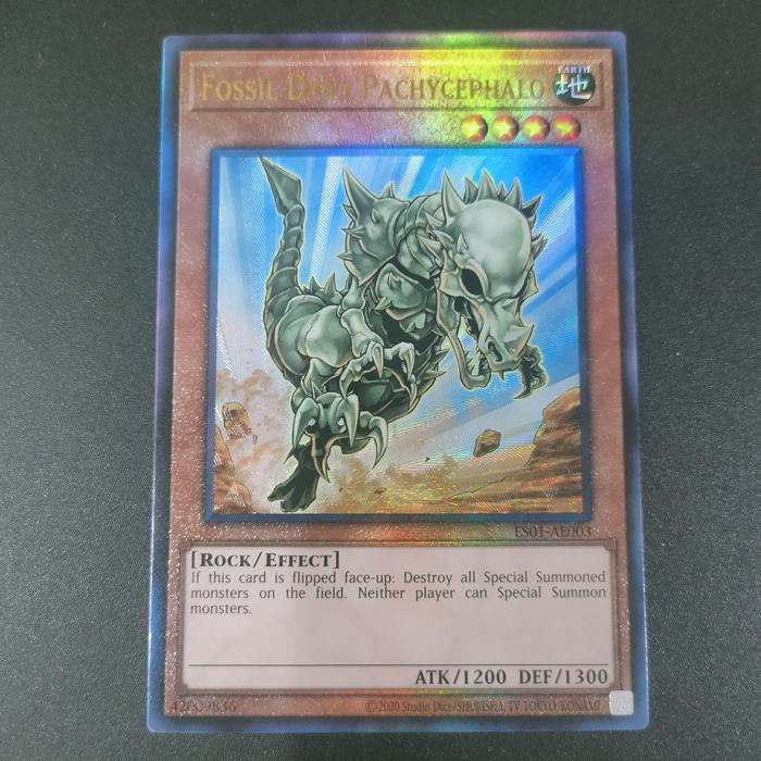 fossil yugioh cards Amazon.com: Yu-Gi-Oh! - Fossil Excavation (SD09-EN036) - Structure Deck 9:  Dinosaur's Rage - 1st Edition main image 1