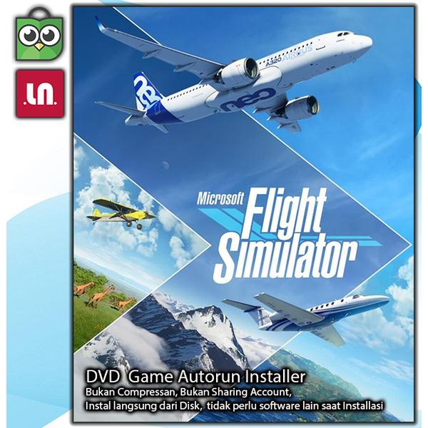 Gambar Microsoft Flight Simulator 2020 (Support VR) - PC DVD Game Autorun Installer - Google Drive dari LynxNet undefined Tokopedia