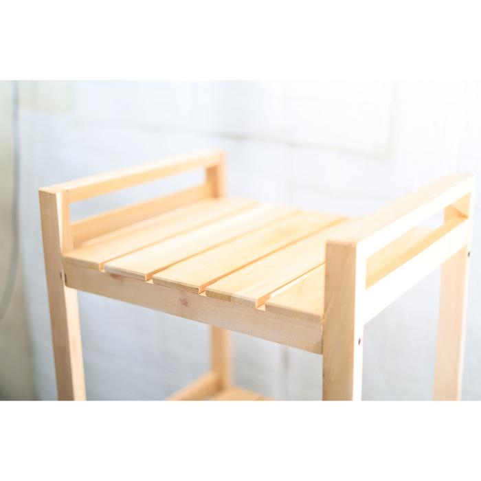 Gambar Rak galon 2 susun / rak meja rice cooker / rak dispenser rak magicom rak susun tingkat serbaguna - FULL PUTIH dari BASTIAN MULTISHOP undefined Tokopedia