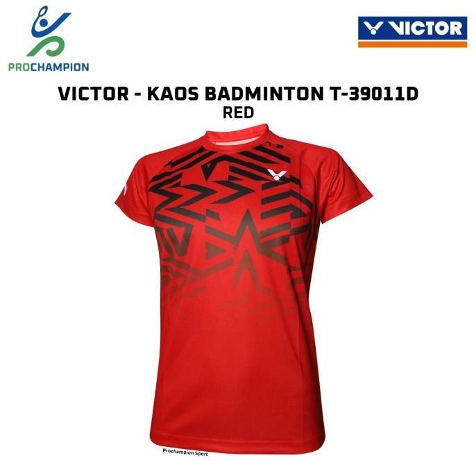 Gambar Kaos Jersey Badminton Victor T Shirt T 39011 T39011 D Red Original - XXL dari alfamikaze undefined Tokopedia