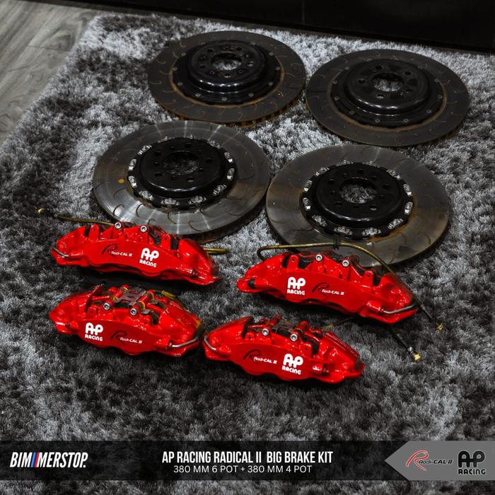 Gambar AP Racing Radical II Big Brake Kit 380mm 6 pot + 380mm 4 pot dari BIMMERSTOP CATALOG undefined Tokopedia