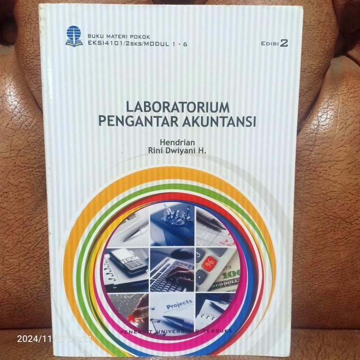 Gambar ASLI BUKU MODUL LABORATORIUM PENGANTAR AKUNTANSI EDISI 2 Karangan Hendrian & Rini Dwiyani H Penerbit UT Universitas Terbuka TERLARIS dari Toko Buku Keiko undefined Tokopedia