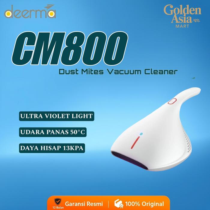 Gambar Deerma Vacuum Cleaner UV-C Penyedot Debu Tungau CM800/CM818/EX919 - CM800 White dari Golden Asia Mart undefined Tokopedia