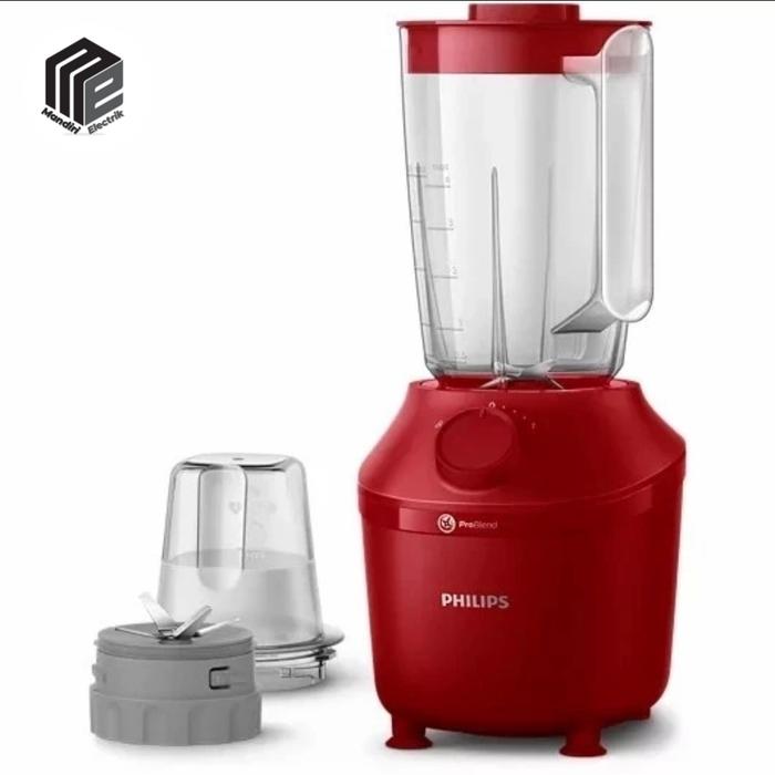 Gambar BLENDER PHILIPS HR-20411L BAHAN PLASTIK - Merah dari MANDIRI ELEKTRIK TSM undefined Tokopedia