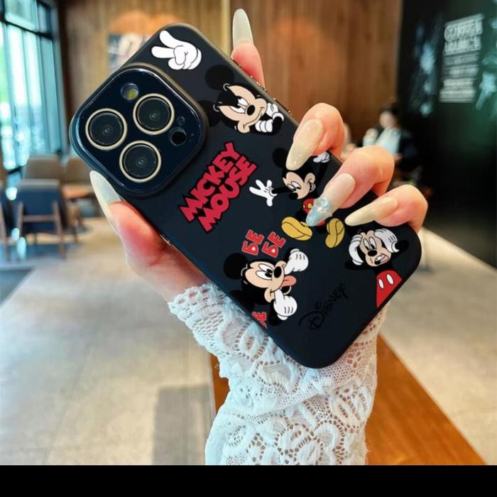 Gambar CASE CASING IPHONE MAGSAFE 11 12 13 14 15 16 PRO/MAX MICKEY MOUSE CUTE - Hitam, 15/+/PRO/PROMAX dari iShield.Case undefined Tokopedia