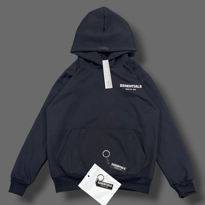 Gambar HOODIE ESSENTIALS FOG FREE KEY CHAIN - Hitam, M dari romicloth undefined Tokopedia