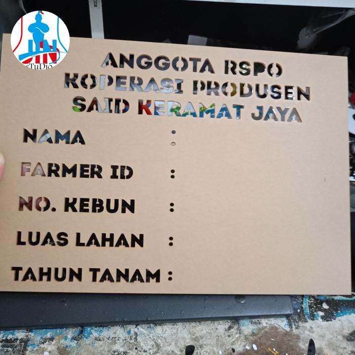 Gambar Cetakan tulisan-angka cat pilox akrilik (custom) - A5 dari Unemo ESA undefined Tokopedia