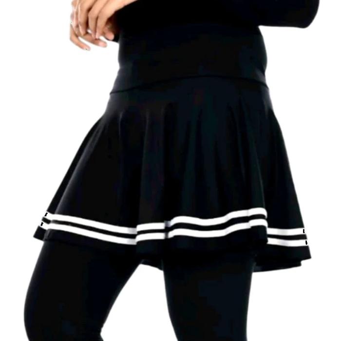 Gambar Rok Olahraga Wanita Skirt Sport Jogging Renang Sepeda Lari Zumba Terbaru Kekinian - Hitam, S dari YOVA BOUTIQUE undefined Tokopedia