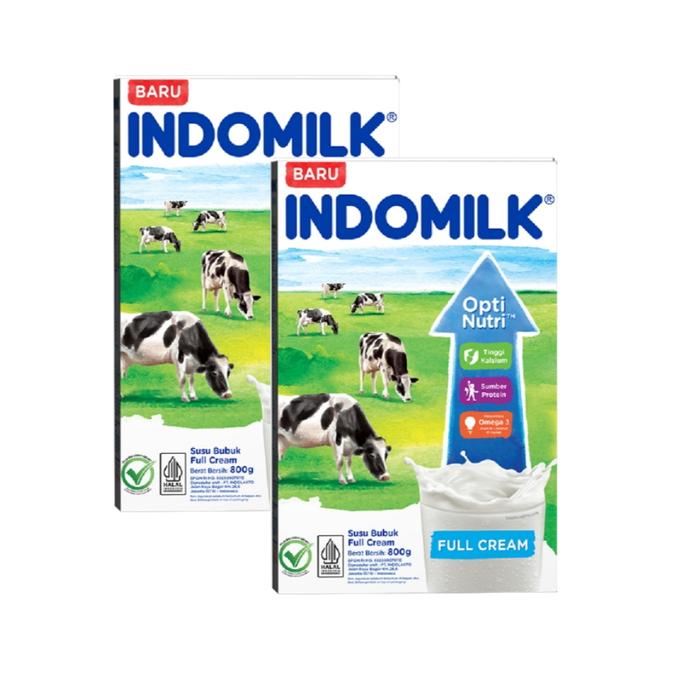 Gambar INDOMILK Opti Nutri Susu Bubuk Instan Full Cream 2 x 800 g dari BIGsmart Official undefined Tokopedia