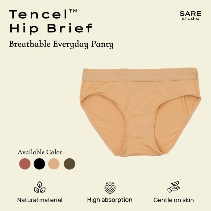 Gambar Underwear - Sare Studio Lobi Tencel Panty - Celana Dalam - 1 Pcs - Beige, XL dari ningsih ACC cepat undefined Tokopedia