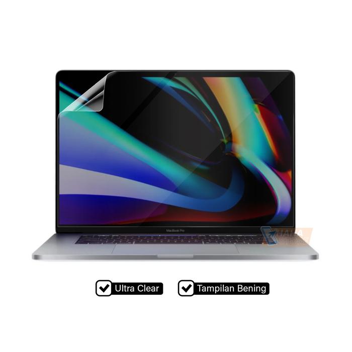 Gambar MacBook Pro M4 14.2 14 inch 2024 Screen Protector PET Anti Gores Matte Glare Anti-Blue Radiasi Guard Protective - Clear Glossy dari HahaStore ID undefined Tokopedia