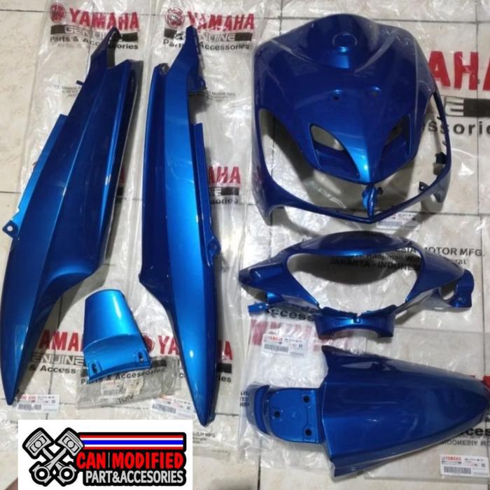 Gambar Body alus mio smile original yamaha warna biru Body mio smile biru ori dari CanModified undefined Tokopedia