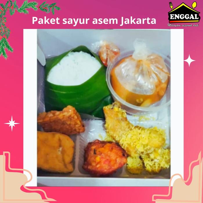 Gambar Paket Nasi Kotak Sayur Asem Jakarta dari Enggal Official undefined Tokopedia