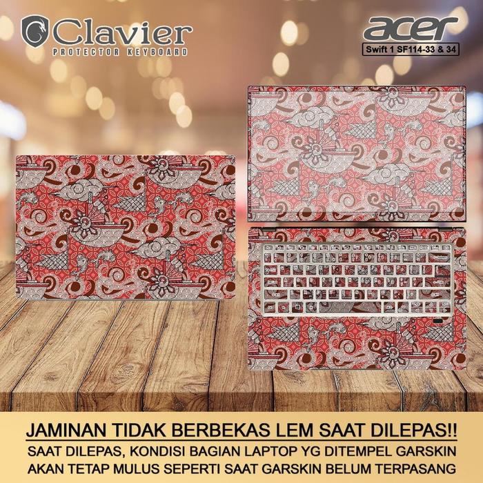 Gambar Cover Keyboard Screen Protector Garskin Laptop Anti Gores Acer Swift 1 Sf114-33-P86X Fresh 34-P008 P1Nv P2Vu P3Zb Tpu Cooskin Anti Glare Bening Karbon - FULLBODY dari ENCHANTA5 undefined Tokopedia