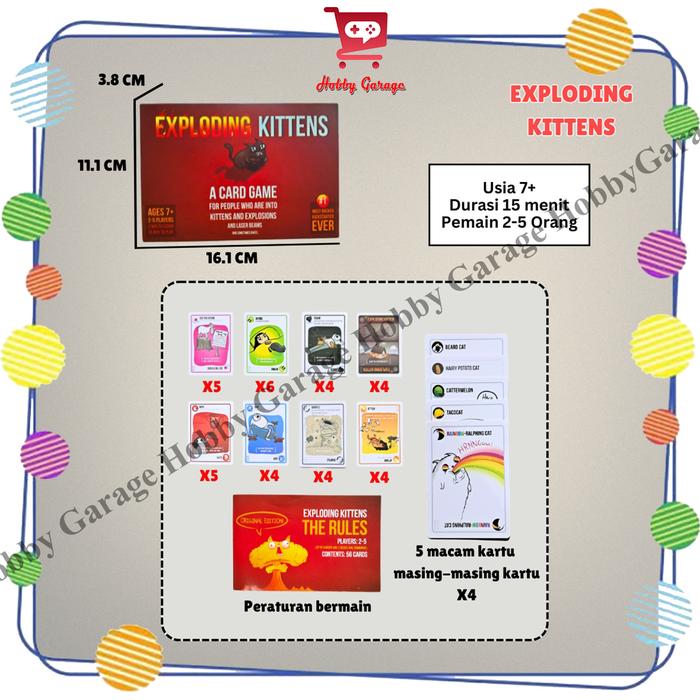 Gambar Exploding Kittens NSFW Imploding Streaking Barking Board Card Game - ExplodingKitten dari Hobby Garage_NEW undefined Tokopedia
