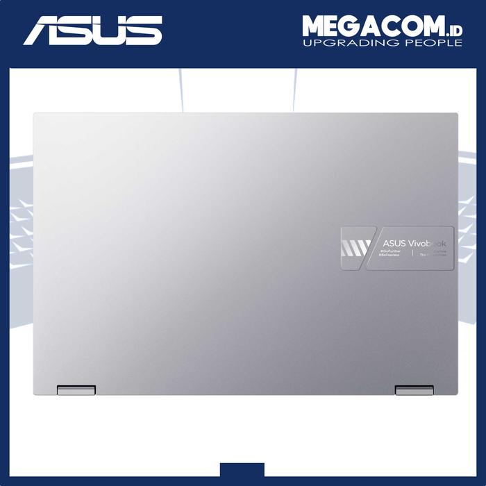 Gambar Asus VivoBook S14 Flip TP3402VA VIPS [i5-13420H|TouchScreen|RAM 16GB|SSD 512GB|Win11|OHS24+365] - Silver dari megacom.id Kota Administrasi Jakarta Pusat Tokopedia