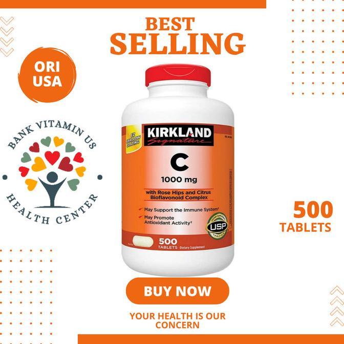 Gambar Kirkland Signature Vitamin C 1000mg - BAGUS dari Candy_sthore undefined Tokopedia