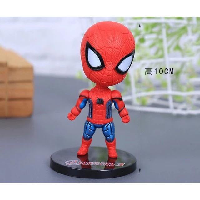 Gambar [ISI 1 PCS] miniatur cake miniatur kue Topper kue hiasan action mini Figure superhero pahlawan spiderman ironman - spiddy dari bellapartystore undefined 5 Tokopedia