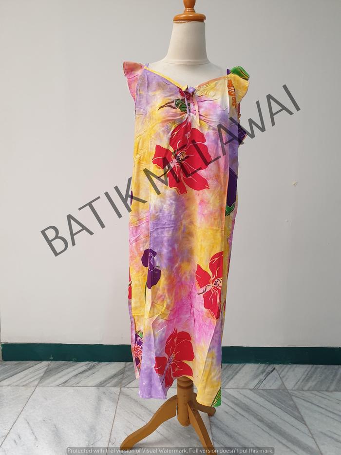 Gambar Daster Batik PREMIUM SUNAN ORI backless TK - Hijau dari Batik Melawai undefined 3 Tokopedia