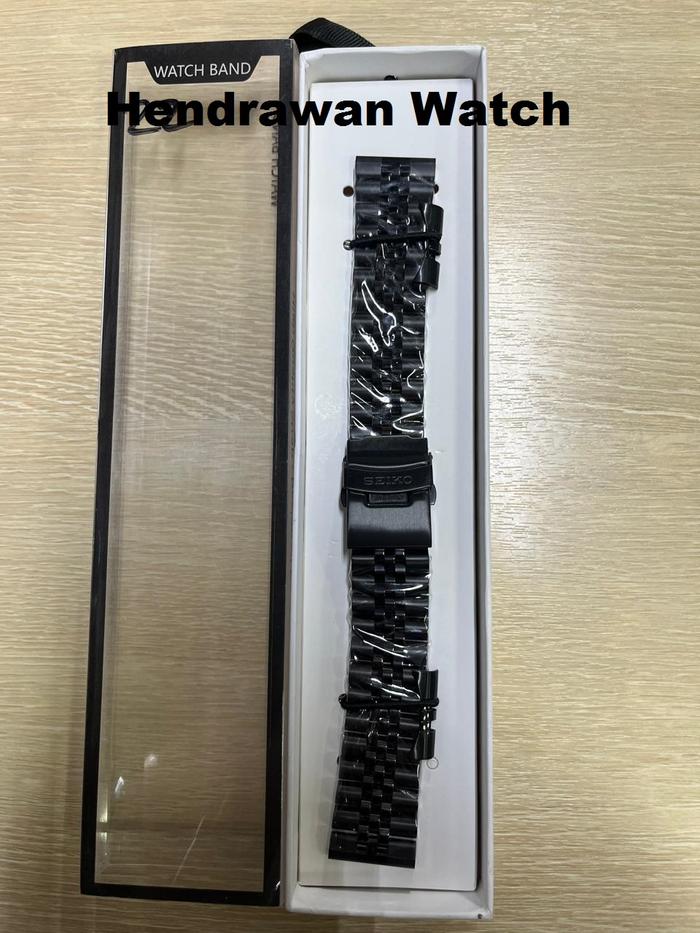Gambar Strap Tali Jam Tangan Rantai Jubile SEIKO SKX 20mm 22mm - Jubile Black 22 dari Hendrawan Watch undefined Tokopedia