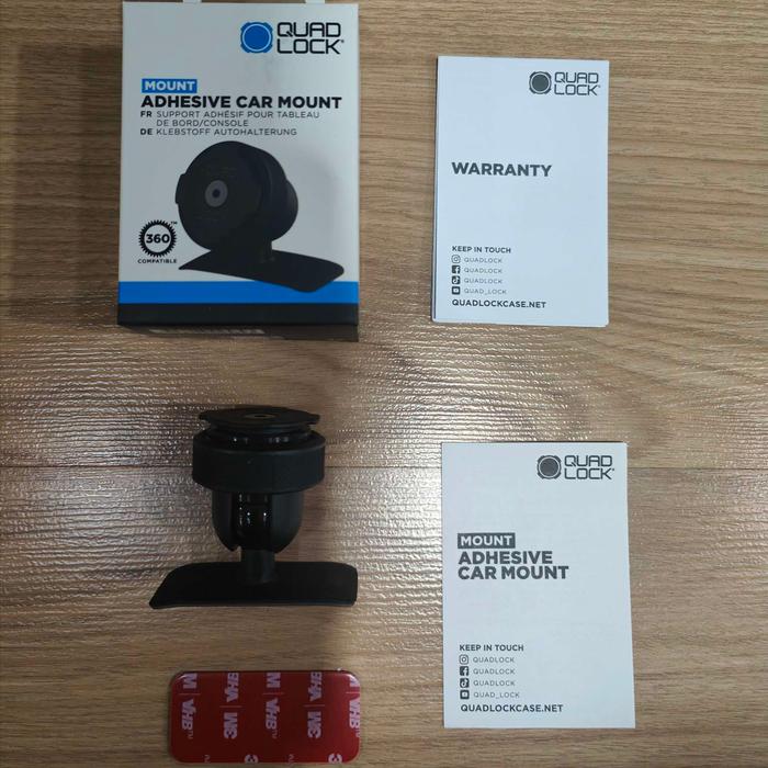 Jual Quad Lock Adhesive Car Mount Dashboard Console Secure Phone