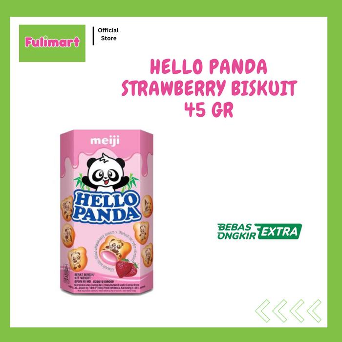 Gambar MJ HELLO PANDA STRAWBERY BISKUT dari FuliMart OFficial undefined Tokopedia