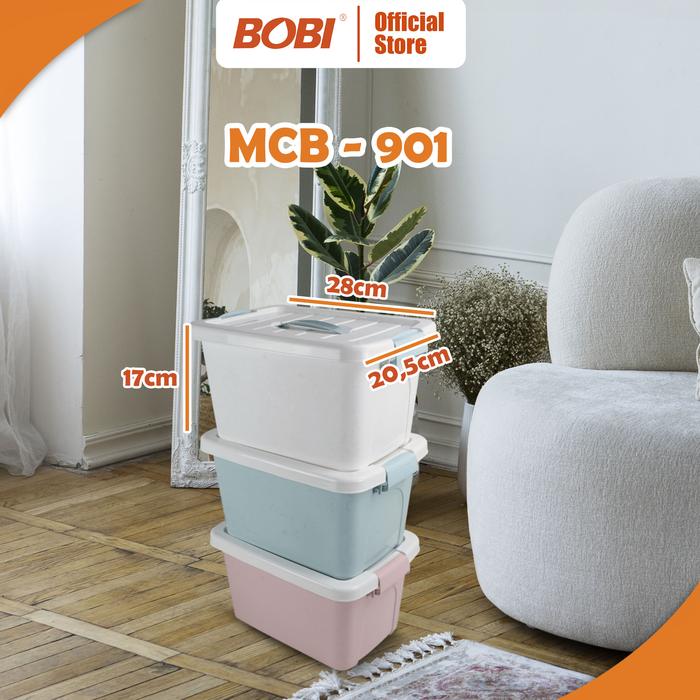Gambar Container Box Plastik // Kotak Penyimpanan // Kontainer Storage Box - MCB 901, Biru dari BOBI SHOP undefined Tokopedia