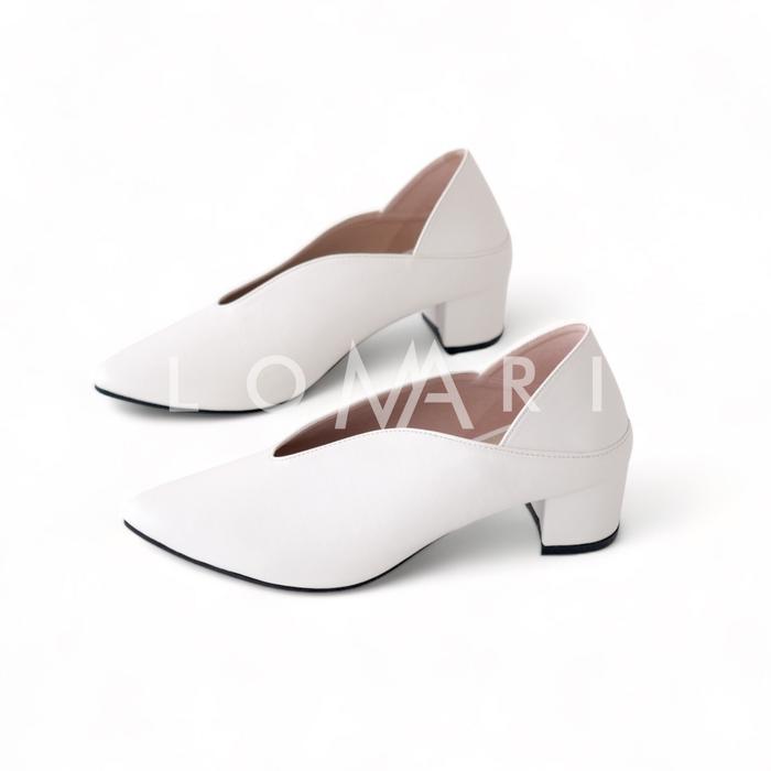 Gambar EDITH SERIES LOMARI - Sepatu Heels Wanita - White, 38 dari Lomari Indonesia Official Store undefined Tokopedia