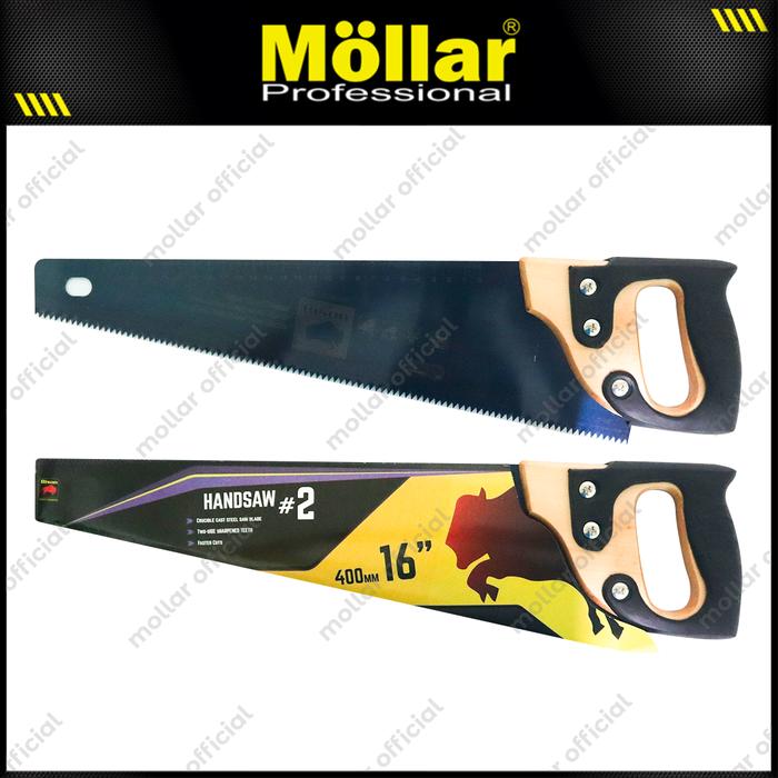 Gambar BISON Gergaji Gorok 16 Inch 2 Asah Gergaji Tangan Potong Kayu 400 mm dari Mollar undefined Tokopedia