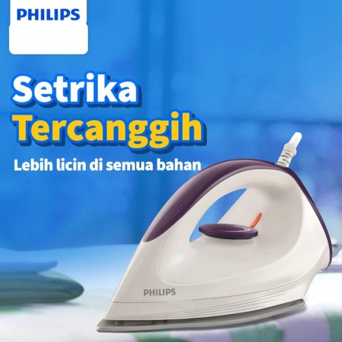 Gambar PHILIPS : GC160 GOSOKAN SETRIKA KERING AFINIA DRY IRON TAPAK DYNAGLIDE PHILLIPS AFFINIA GC 160 350 WATT dari HOKKI HOUSEWARE undefined Tokopedia