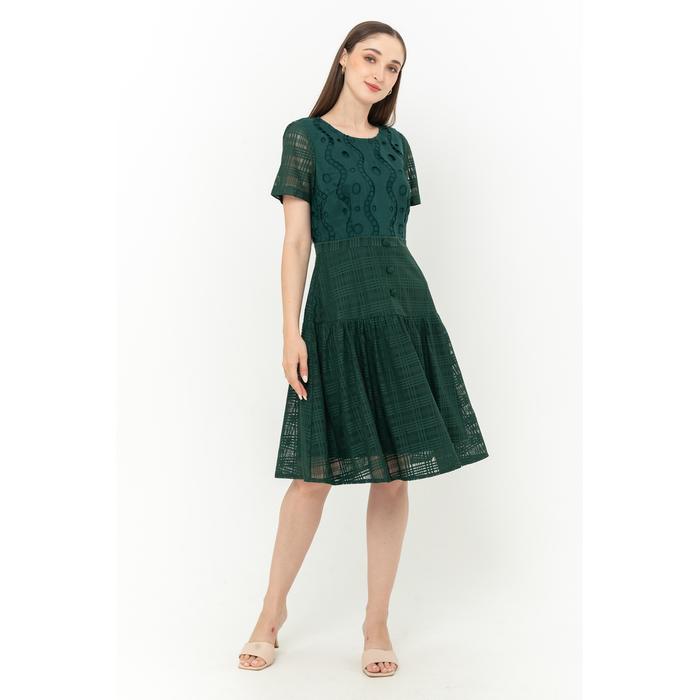 Gambar *Ready Stok* N2 - Dress Katun 28498 - Hijau, 5L dari Sisters Fashion Group undefined Tokopedia