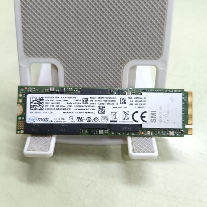 Jual NVME 256GB 2280 INTEL BERGARANSI Kota Administrasi Jakarta