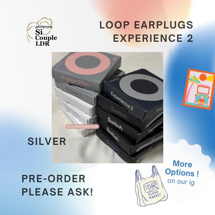 Gambar LOOP EARPLUGS EXPERIENCE 2 - FOR LIVE EVENTS, CONCERTS - Silver dari shanemjl undefined Tokopedia