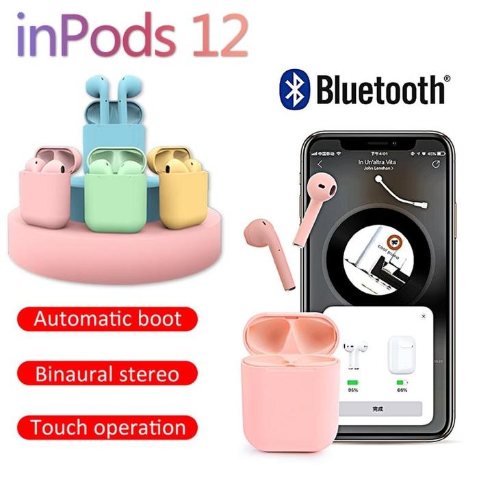 Macaron Instrucciones De Inpods 12 Earphones Inpods 12 Ios Jual