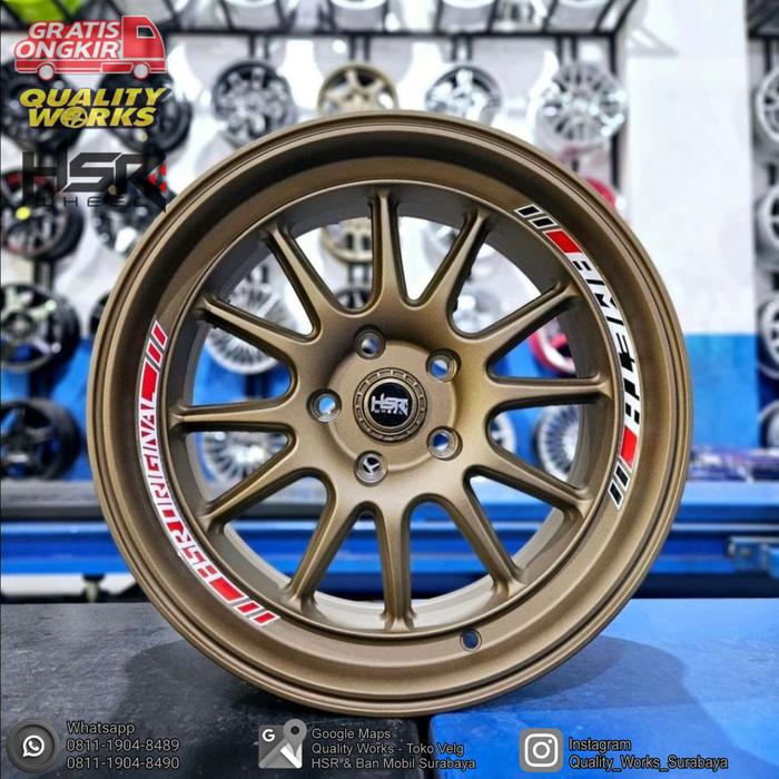 Gambar Velg Mobil Innova Reborn, Venturer, Ring 17 Velg Racing JDM HSR Ameth dari Quality Works HSR Surabaya undefined Tokopedia