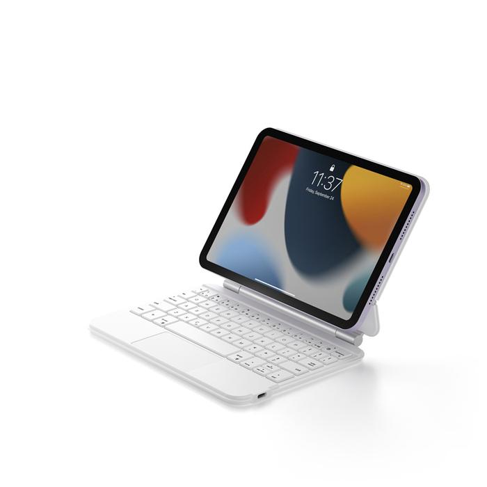 Gambar magic keyboard ipad mini 7 2024 8.3 inch floating magic keyboard - Putih dari AR-MART-ACC undefined Tokopedia