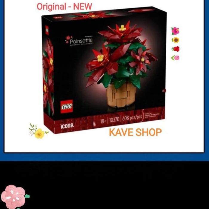 Gambar Lego 10311 / 10368 / 10369 / Botanical Collection : Orchid / Chrysanthemum / Plum Blossom / Poinsettia - Poinsettia dari GUAN MAKMUR undefined Tokopedia