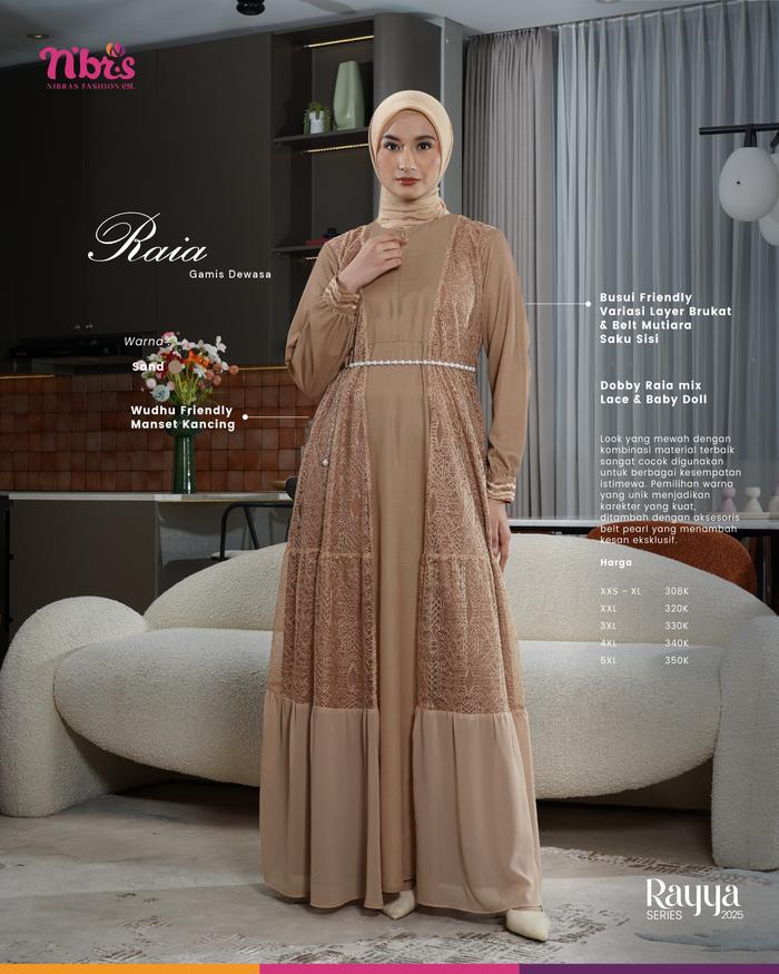 Gambar Nibras Sarimbit Rayya Series 2025 Raia Sand Sarimbit Keluarga Terbaru 2025 Busana Muslim - GAMIS ANAK, P0/P0+/P1 dari Nibras House Store undefined 4 Tokopedia