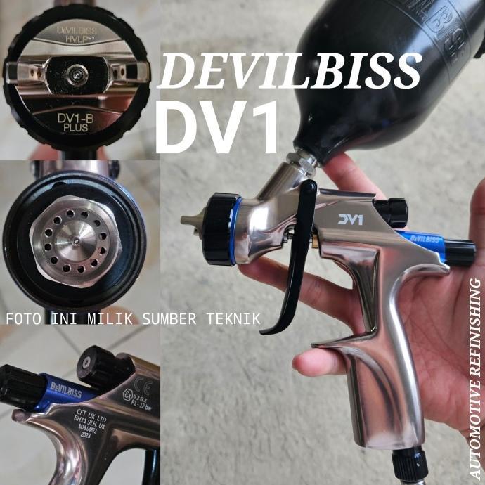 Gambar Spray Gun Hvlp Devilbiss Dv1 - Silver dari JORNA STORE undefined Tokopedia