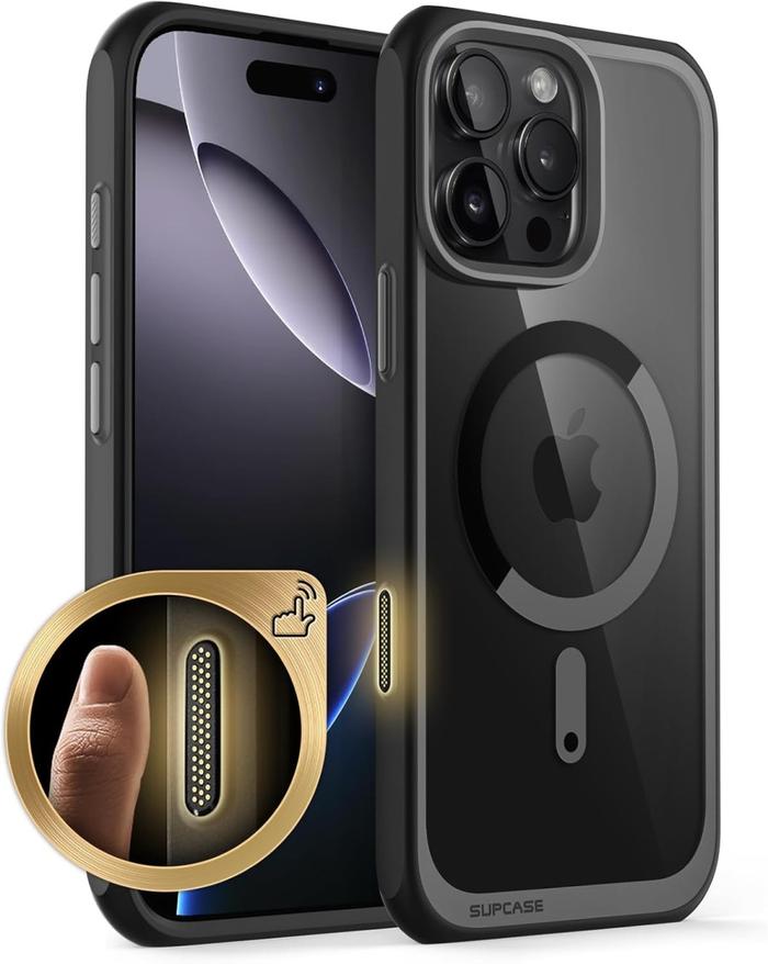 Gambar SUPCASE Case iPhone 16 Pro Max Plus SUPCASE Unicorn Beetle UB MAG Slim Clear MagSafe Wireless Charging Magnetic Camera Control Button Protective Cover Casing - Primary Focuss - Black, 16Reg dari Primary Focuss undefined Tokopedia